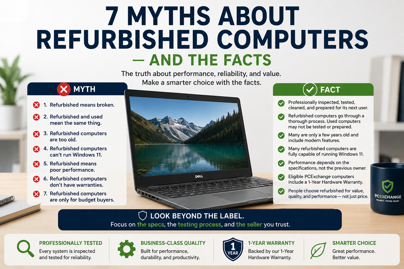 7 Myths About Refurbished Computers — And the Facts