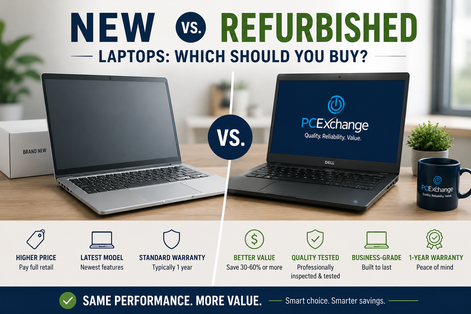 New vs. Refurbished Laptops: Which Should You Buy?